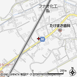 岡山県倉敷市船穂町船穂2508周辺の地図