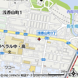 浅香山マンション周辺の地図