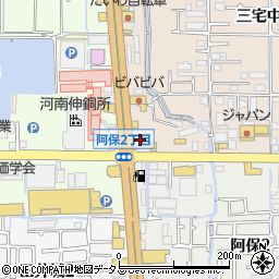 にぎり長次郎 松原三宅店周辺の地図