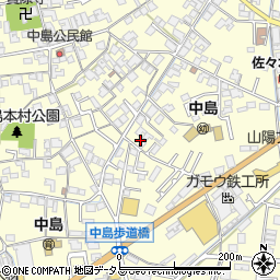 岡山県倉敷市中島689周辺の地図