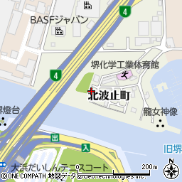 大阪府堺市堺区北波止町37周辺の地図