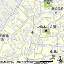 岡山県倉敷市中島580周辺の地図