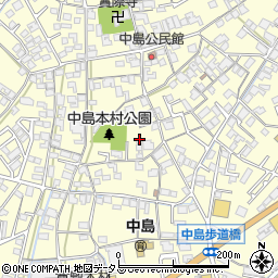 岡山県倉敷市中島607周辺の地図
