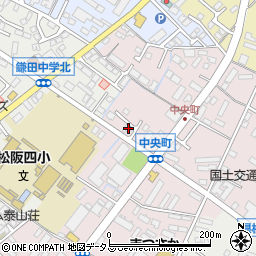 三重県松阪市中央町551周辺の地図