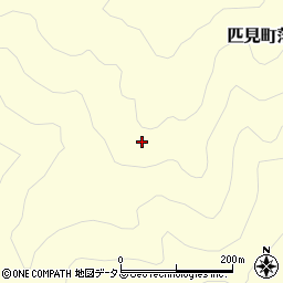 島根県益田市匹見町落合周辺の地図