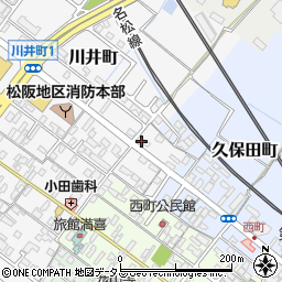 三重県松阪市川井町1184周辺の地図