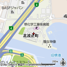 大阪府堺市堺区北波止町29周辺の地図