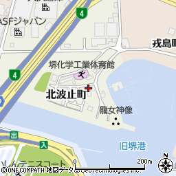 大阪府堺市堺区北波止町9周辺の地図