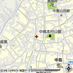 岡山県倉敷市中島581周辺の地図