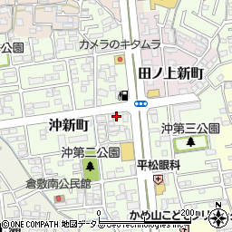 岡山県倉敷市沖新町45-10周辺の地図