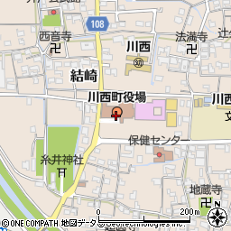 奈良県磯城郡川西町周辺の地図