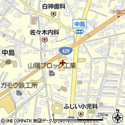 スズキ岡山販売倉敷中島店周辺の地図
