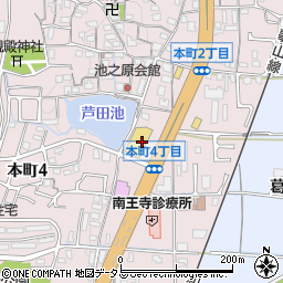 くら寿司王寺店周辺の地図