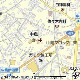 岡山県倉敷市中島713周辺の地図