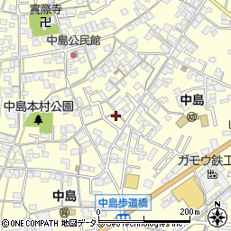岡山県倉敷市中島640周辺の地図