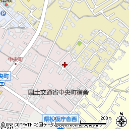三重県松阪市中央町603-13周辺の地図