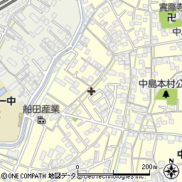 岡山県倉敷市中島1059周辺の地図