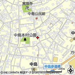 岡山県倉敷市中島610周辺の地図