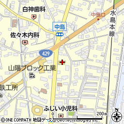 岡山県倉敷市中島2267周辺の地図