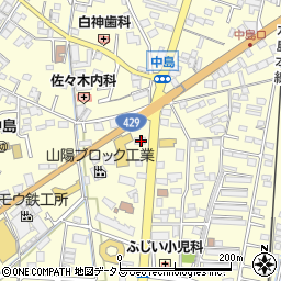 岡山県倉敷市中島258周辺の地図
