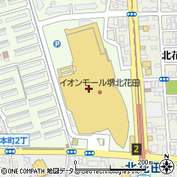 アイガンセレクト　イオンモール堺北花田店周辺の地図