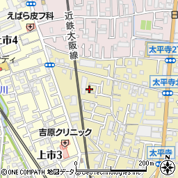 太平寺１丁目テラス周辺の地図