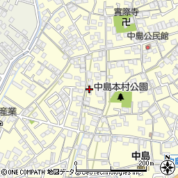 岡山県倉敷市中島558周辺の地図