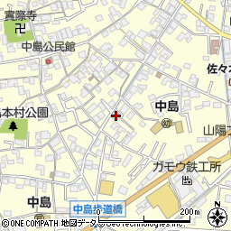 岡山県倉敷市中島691周辺の地図