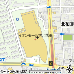 しゃぶ葉 イオンモール堺北花田店周辺の地図