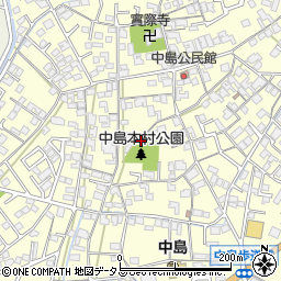 岡山県倉敷市中島598周辺の地図