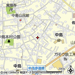 岡山県倉敷市中島342周辺の地図