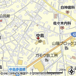 岡山県倉敷市中島718周辺の地図
