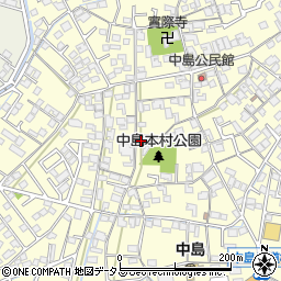 岡山県倉敷市中島595周辺の地図