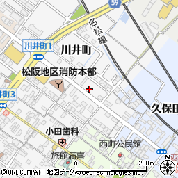 三重県松阪市川井町973-10周辺の地図