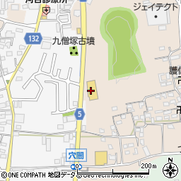 コメリハード＆グリーン河合店周辺の地図