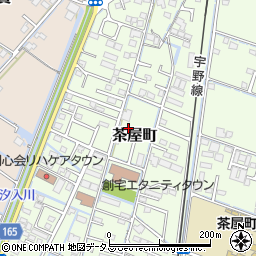 岡山県倉敷市茶屋町1725-4周辺の地図