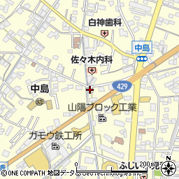 岡山県倉敷市中島276周辺の地図