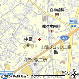岡山県倉敷市中島705周辺の地図