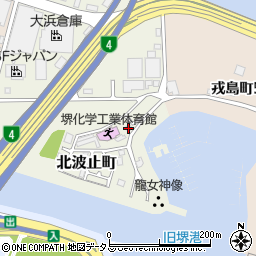 大阪府堺市堺区北波止町3周辺の地図