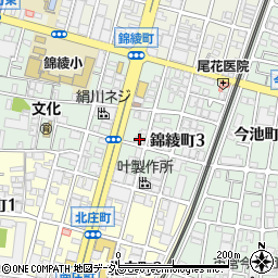 梅田鉄工所周辺の地図