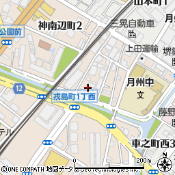 大阪府堺市堺区神南辺町1丁周辺の地図