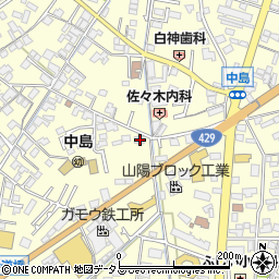 岡山県倉敷市中島707周辺の地図