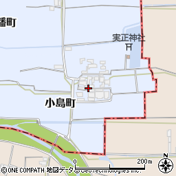 奈良県天理市小島町周辺の地図