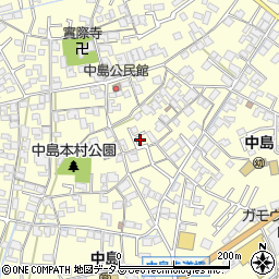 岡山県倉敷市中島351周辺の地図