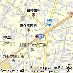 岡山県倉敷市中島250周辺の地図