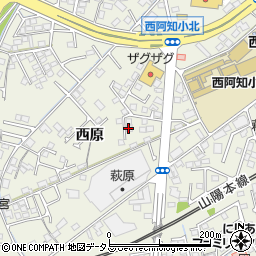赤澤屋株式会社　セルフ西阿知店周辺の地図