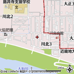 クランコート藤井寺周辺の地図