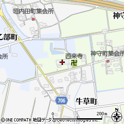 カネ七タクシー本社営業所周辺の地図