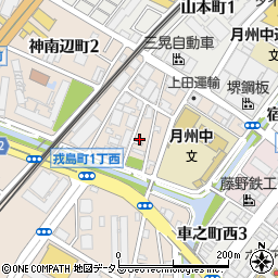 大阪府堺市堺区神南辺町1丁20-7周辺の地図