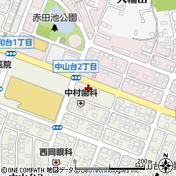 炭火焼肉 鶴兆 西大和店周辺の地図